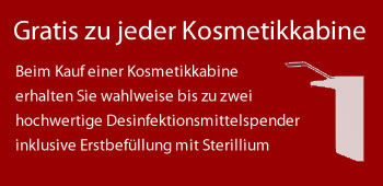 Gratis Desinfektionsmittelspender + Erstbefüllung